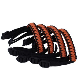 BubbasGarageTv - Paracord Grab Handles for Jeep Wrangler/Gladiator CJ YJ TJ JK JL JT (Burnt Orange)