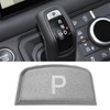 Micro Traders 1pc Gear Shift Lever Parking Button Cover Trim