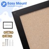 Board2by Monthly Chalkboard Calendar & Cork Board for Wall, 24"x36"