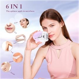 Epilator for Women with 36 Tweezers, Portable Facial Hair Removal for Women, 2-Speed Adjustable Epilator Facial Hair Removal, Pluxy Hair Rmoval Epilators for Face, Lips, Arms, Underarms, Legs, Bikini