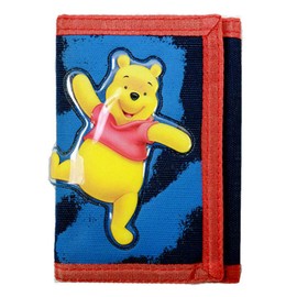 Winnie the Pooh Unisex Kids Yellow Cartoon Tri-Fold Wallet with 3D Pop Up Art