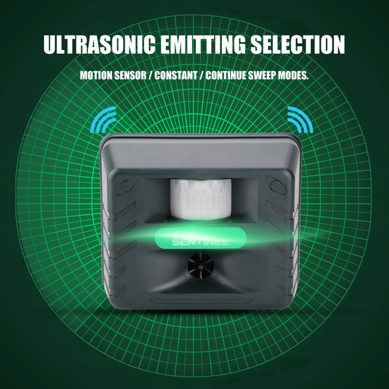 Ultrasonic 4 Alarm Sounds Electronic Pest Repellent for Bird Wild