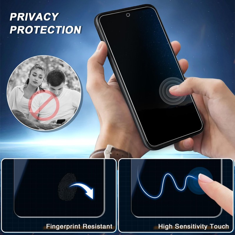 GDRCTech [3-Pack Privacy Screen Protector for Motorola Moto G Play
