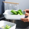 3pcs Fruits & Vegetable Colander Set,2 in 1 Fruit Washing