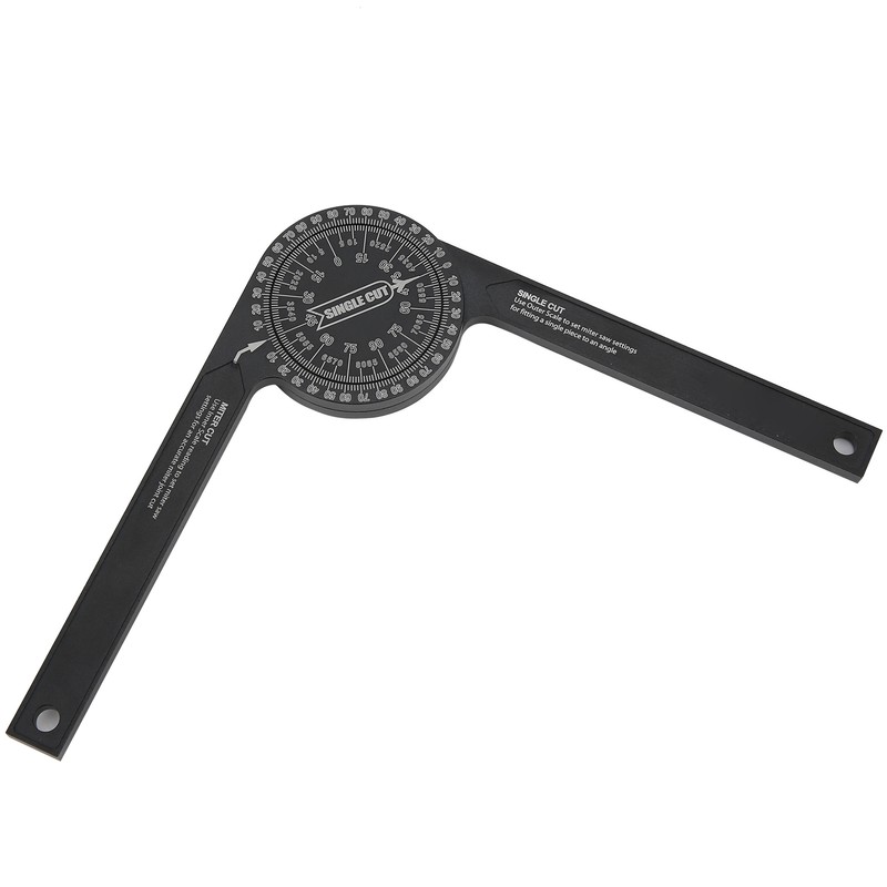 0~360° Woodworking Protractor Aluminium Alloy Angle Finder Angle Measuring Tool