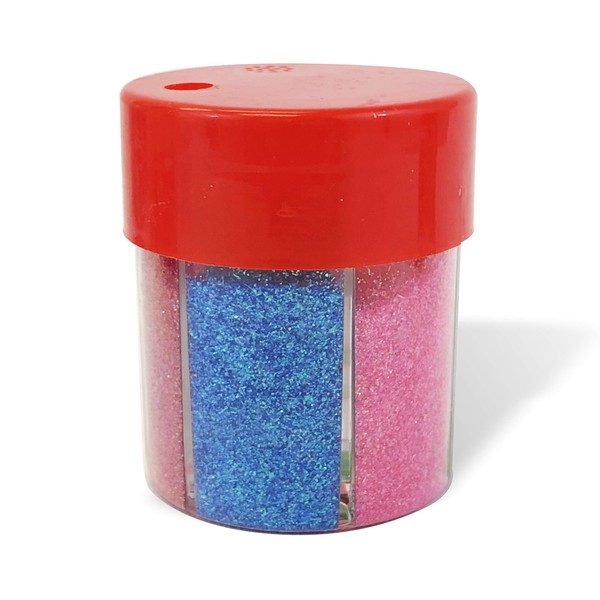 Allgala Arts and Crafts Iridiscent Glitter Shake 6-color Dispenser