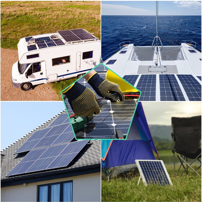 Maoligo Tool-free Solar Connector 6 mm² T-Solar Cable Adapter for