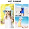 Jupsk Baby Sun Hat and Sunglasses Set Girls Summer Bucket