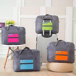 Hand Luggage 45 x 36 x 20 cm Foldable Travel Bag Hand Luggage Duffel Bags Overnight Bags Sports Bag for Travel Sports Gym Holiday Weekender Hand Luggage, pink, Lightweight travel bag