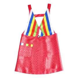 J.H. Company Delantal Mandil Cocina Hogar Multiusos Estilo Coreano A18 Color Rojo