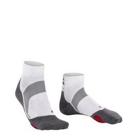 FALKE Unisex BC5 U Sso Cotton Anti-Blister 1 Pair Cycling Socks, White White-Mix 2020, 5.5-7.5