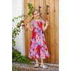 GRACE KARIN Girls Summer Floral Dress 2024 Spring Maxi Boho