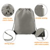 BeeGreen 50 pieces Grey Drawstring Backpack Bags Wholesale Cinch Bags