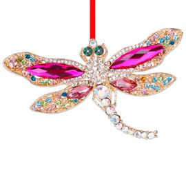 WhatSign Metal Dragonfly Ornaments for Christmas Tree Dragonfly Christmas Ornament Dragonfly Decorations Christmas Tree Ornament Dragonfly Ornament Christmas Decoration Dragonfly Gifts for Women Girls