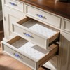 Mcredy 4 Pcs Blue and White Porcelain Ceramic Cabinet Pulls