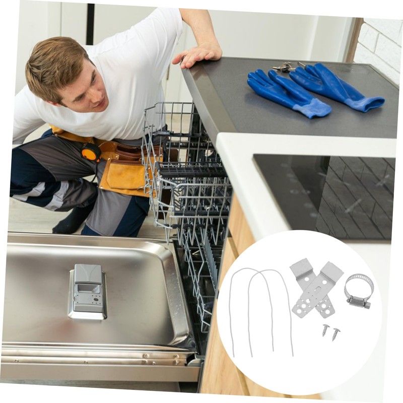 iplusmile Dishwasher Bracket Kit Undermount Sink Brackets Dishwasher Mounting Plate