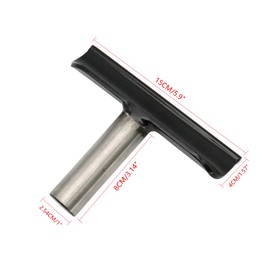 15CM/30CM Lathe Tool Rest Round Bar Tool Rest for Wood Turning Lathe 1 Inch Shank Steel Woodworking Turning Tool Rest (Length 15CM)
