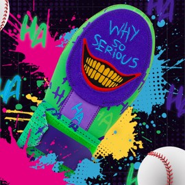 RVRAYS Baseball Sliding Mitt - Sliding Mitt for Youth - Drippy Drip Accessory Gingerbread Man, Ice Cream, Scary HaHa - Softball