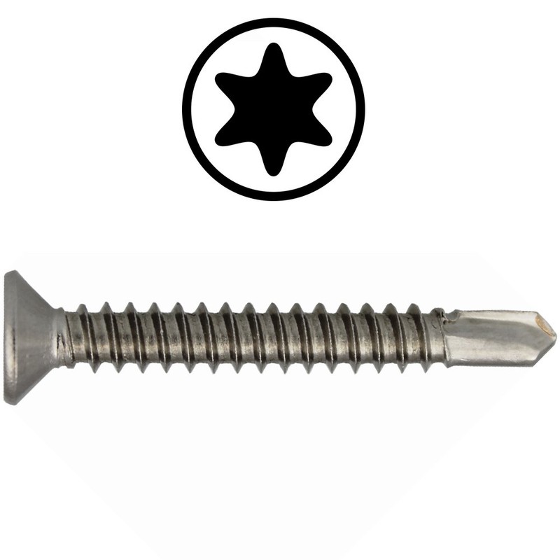 Drilling Screws 4.8 x 38 DIN 7504 Form O, Self-Tapping