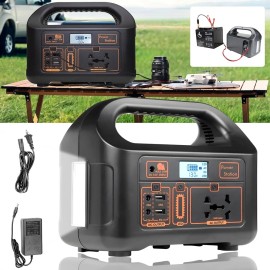 KEPEAK Portable Power Station 150W 36000mAh Lithium Battery Solar Generator Camping RV