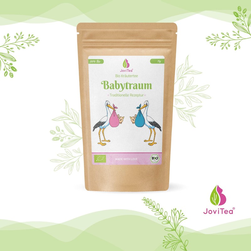 JoviTea® Babytraum Organic Rattling Stork Tea – Traditional Formula –