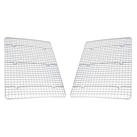 USA Pan Half Sheet Nonstick Roasting and Cooling Rack, Set of 2