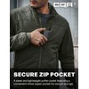 CQR Men's Lightweight Insulated Jacket, Windproof Packable Water Resistant Warm