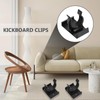 24 Pcs Plinth Clips with, Bath Panel Clips, Kitchen Plinth