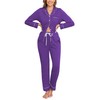 Veseacky 100% Cotton Pajamas for Women Set Long Sleeve Button