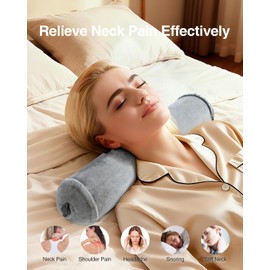 Luxtude Inflatable Neck Roll Pillow for Sleeping, Travel Neck Pillow