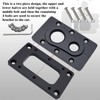 JADSOrBoBi Firewall Pass-Through Bracket for Holley Terminator X Max, Billet
