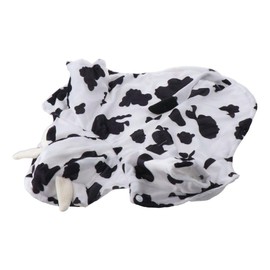GetCoupon Dog Hoodie Winter Jacket Pet Cosplay Costumes, Soft Warm Winter Clothes Milk Cow Puppy Vest Apparel Funny, Suit for Small Medium Dogs Pet Outfit