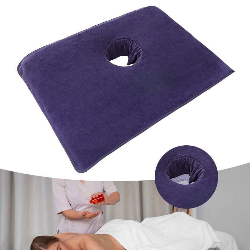 perfeclan Massagetischtuch mit Gesichtsloch, SPA-Massagetuch-Bettbezug, Salon-SPA-Tischbezug für SPA
