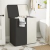 WOWLIVE Double Laundry Baseket with Lid and Removable Laundry Bags,154L