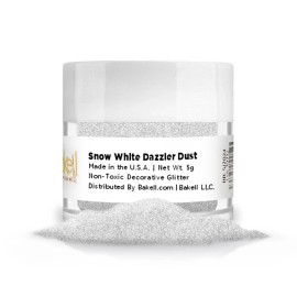 Bakell® 5g Snow White Dazzler Dust™ Non Toxic Decorating Glitter