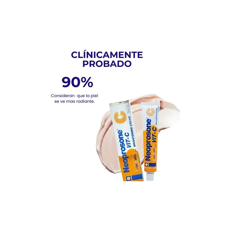 Crema Neoprosone con Vitamina C para Aclarar Manchas y Todo