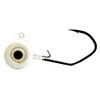 Jenko Slasher Crappie Jig Head, White, 1/32 oz