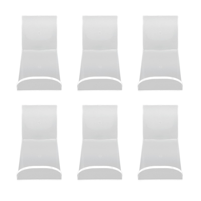 6pcs Acrylic Headband Holder Wall Clear Hanging Headband Organizer Storage