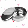 Healeved Quality Men's Shaving Bowl Stainless Steel Bubble Bowl Lid