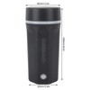 Portable Travel Electric Kettle 300W 500ml 304 Stainless Steel Automatic