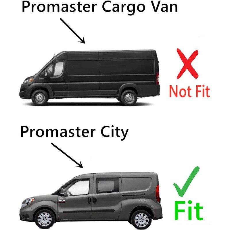 NAGD Fits 2015-2022 Ram Promaster City Van Driver Left Back