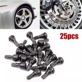 Unbranded 25pcs TR412 Tire Rubber Valve Stem For ATV Lawn Mower Garden Tractor Short Stem