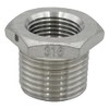 Flobal VBU-S14-0403 1/2x3/8 Stainless Steel Threaded Fitting Bushing