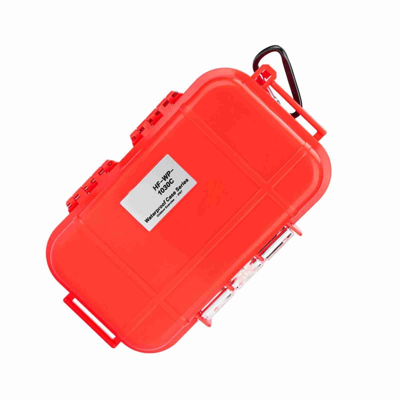Outdoor Survival Shockproof Waterproof Storage Case Airtight Carry Box Container(Red)