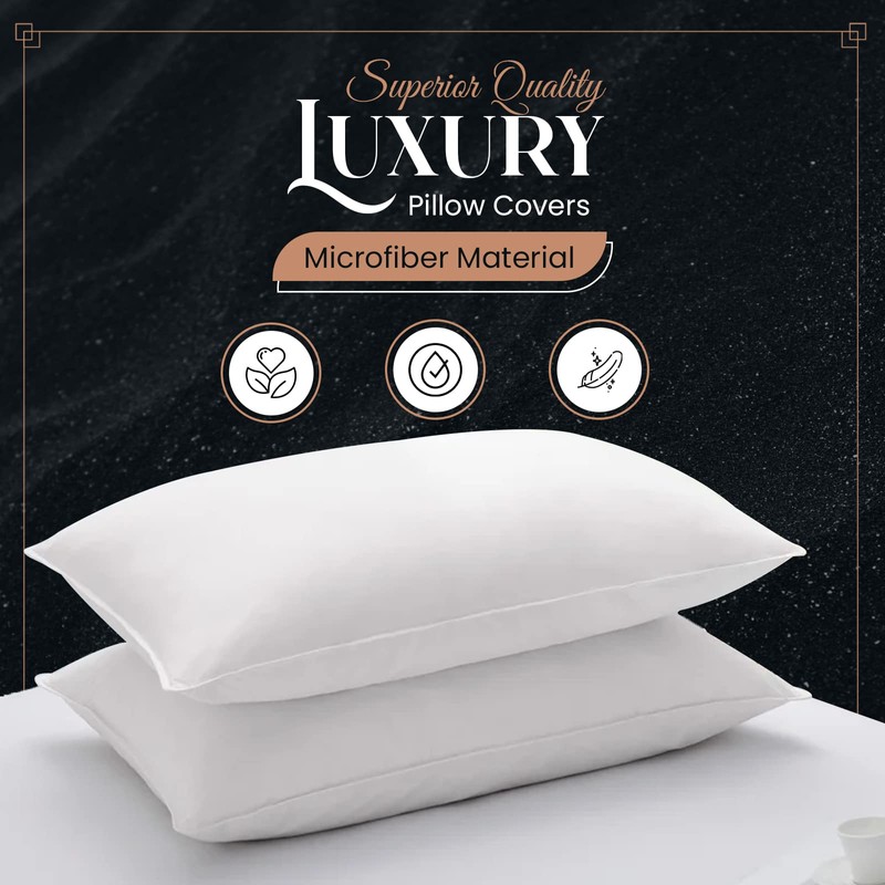 Sunshine Comforts Pillow Cases 4 pack -Microfiber luxury Pillow Cases/Pillow