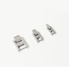 siilver Titanium Steel FOLD Over Buckle Clasp Womens Watch Bracelet