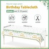 Neutral Sage Green Tablecloths Birthday Party Decorations,2pack Large Size 138x