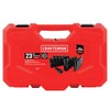 CRAFTSMAN Deep Impact Socket Set, SAE, 1/2-Inch, 23 Pieces (CMMT16970)