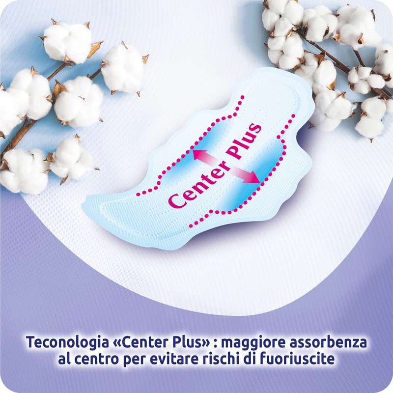 EveryDay Sensitive Cotton Ultra Absorbent, Night with Wings, Filters with