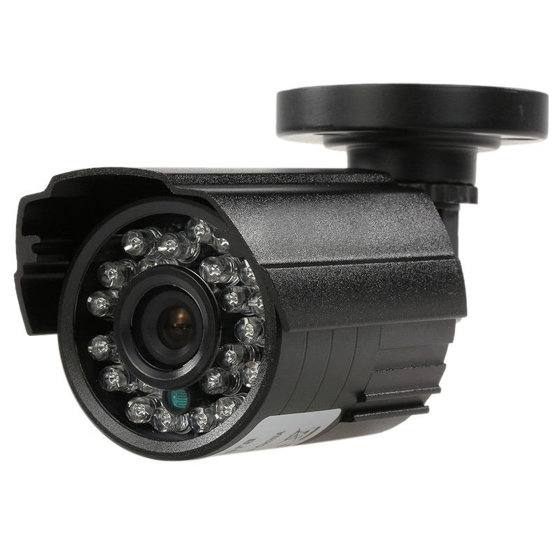 1200TVL CCTV Camera 24 IR Lamps Night Vision 1/3’’ CMOS